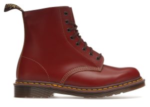Dr. Martens 1460 Vintage Made In England Lace Up Boot Oxblood Quilon (12308601)