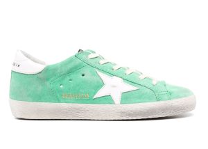 Golden Goose Super Star Suede Aquamarine White (W) (GWF00101F00257535774)