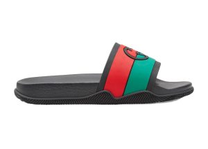 Gucci Slide Interlocking G Black (655265 JFA00 8815)