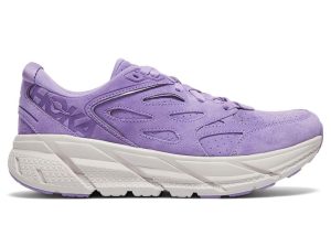 Hoka One One Bondi L Suede Chalk Violet Lilac Ash (Unisex) (1122571-CVLA)