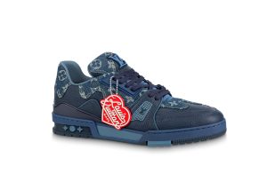 Louis Vuitton LV Trainer x Nigo Blue Demin (1A9IQH)