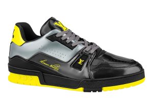 Louis Vuitton Trainer Black Yellow (1A9JTV)