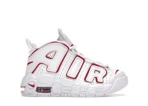 Nike Air More Uptempo White Varsity Red Outline (PS) (DJ5989-100)