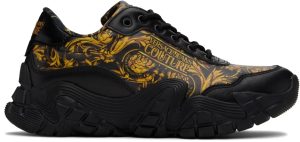 Versace Jeans Couture Black Impulse Sneakers (E72YA3SH3 EZP084)