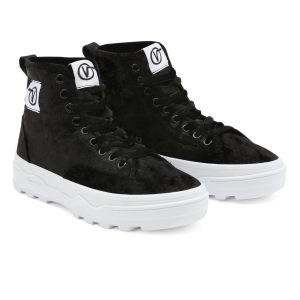 VANS Crushed Velvet Sentry Wc Schoenen  Zwart (VN0A4P3KA8J)