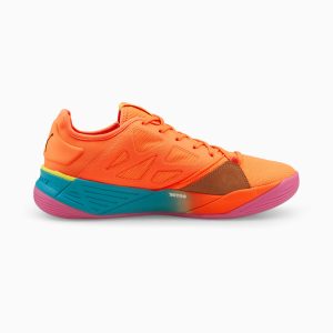 Puma Accelerate Turbo Nitro handbalschoenen Blauw/Zwart (106459-04)