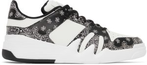 Giuseppe Zanotti Off-White & Black Talon Sneakers (RM20060-92588)