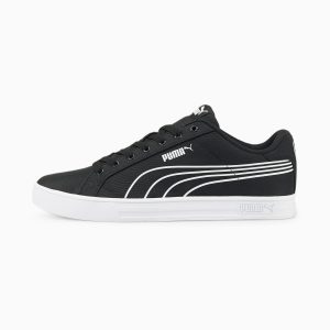 Puma Smash Vulc v3 Lo CV Wit/Zwart (383875-02)
