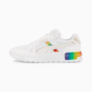 Puma Graviton Pro Rainbow Hues Wit/Blauw/Rood (383840-02)