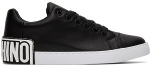 Moschino Black Logo Heel Low Sneakers (MB15402G1D GA0)