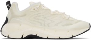 Reebok Classics Off-White Zig Kinetica II Grow Sneakers (H00074)