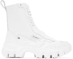 Rombaut White Boccaccio II High-Top Sneakers (W21-B-023)