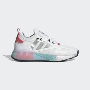 adidas ZX 2K Boost Cloud White / Silver Metallic / Hazy Rose (FX7054)