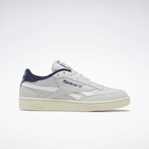 Reebok Club C Revenge Schoenen Pure Grey 2 / Vector Navy / Alabaster