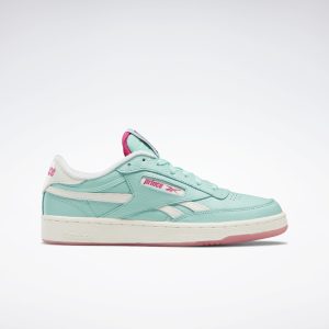 Reebok Prince Club C Revenge Schoenen Semi Pixel Mint / Chalk / Rose Rage