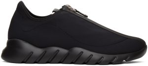 Fendi Black & Silver Bug Eye Sneakers (7E1366 AC7B)