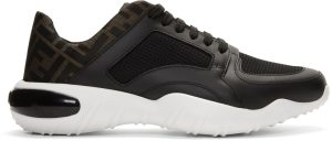 Fendi Black Mesh ‘Forever Fendi’ Sneakers (7E1304 A9SA)