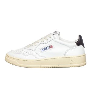 Autry Medalist Low Leather / Leather White / Black (AULWLL22)