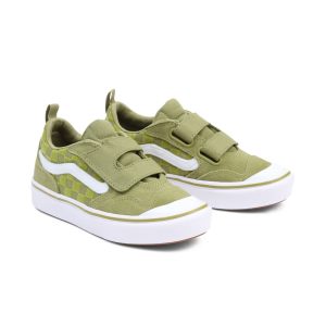 VANS Comfycush New Skool Velcro Kinderschoenen Groen (VN0A4U1POLV)