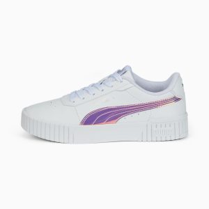 Puma Carina 2.0 Holo Youth Zilver/Wit (387985-01)