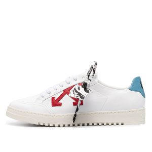 Off-White  2.0 Low Top Sneaker White Red Blue (OMIA042R21LEA0020125)