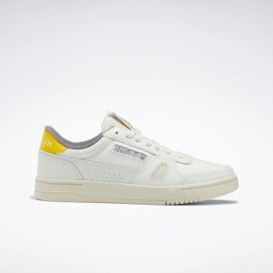 Reebok LT Court Schoenen Chalk / Pure Grey 6 / Always Yellow