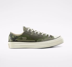 Converse Carhartt WIP x Chuck 70 Low ‘Green Camo’ Green/Black/Egret (165559C)