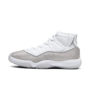 Air Jordan Nike AJ XI 11 White Metallic Silver (2019) (AR0715-100)