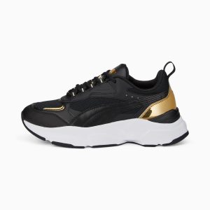 Puma Cassia Distressed Goud/Zwart (387645-01)