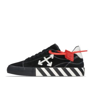 Off-White  Vulc Low Top Sneaker Leather Black White (W) (OWIA216E20LEA0011001)