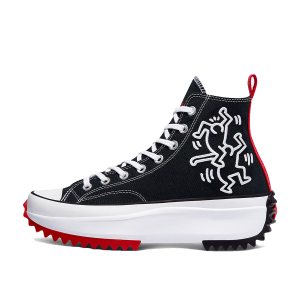 Converse  WMNS x Keith Haring Run Star Hike High Black Red (2021) (171859C-001)
