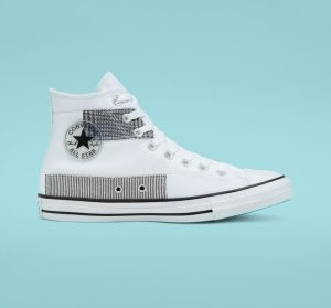 Converse Chuck Taylor All Star High ‘Hacked Fashion – White Sail Blue’ White/Black/Sail Blue (168746C)