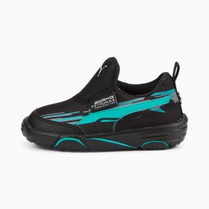 Puma Mercedes-AMG Petronas Formule 1 Bao Kart motorsportschoenen Zwart/Groen (307244-02)