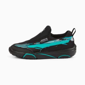 Puma Mercedes-AMG Petronas Formule 1 Bao Kart motorsportschoenen Zwart/Groen (307243-02)