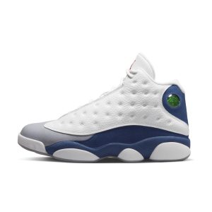 Air Jordan 13 Retro Wit/French Blue/Light Steel Grey/Fire Red