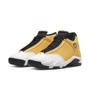 Air Jordan 14 Retro Light Ginger/Wit/Zwart (487471-701)