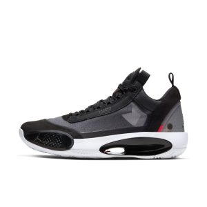 Air Jordan 34 Low ‘Heritage’ Black/Metallic Silver/White/Red Orbit (CU3473-001)