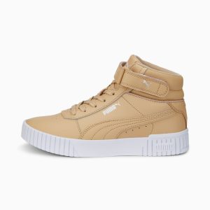 Puma Carina 2.0 Mid Women Wit/Zilver (385851-04)