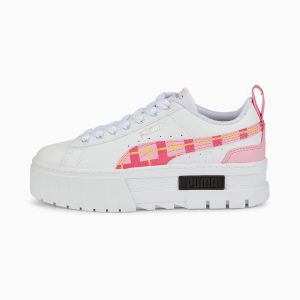 Puma Mayze ’90s Prep Wit/Roze/Zwart (386085-01)