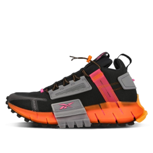 Reebok Zig Kinetica Edge Black Pink Orange Black/Proud Pink-High Vis Orange (Other Brands Reebok)