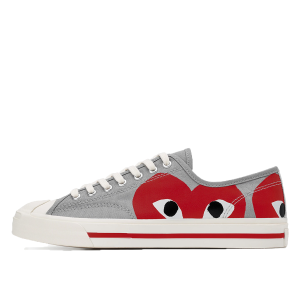 Converse Converse x Comme des Garçons PLAY Jack Purcell Low Top Drizzle/egret/red (171260C)