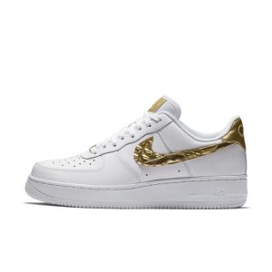 Nike Air Force 1 Low White CR7 Christiano Ronaldo Golden Patchwork (AQ0666-100)