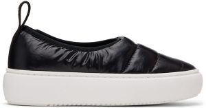 Marni Kids Navy Puffed Slip-On Sneakers (71592)