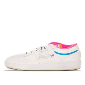 Reebok Club Workout White White/Neon Orange-Neon Green-Neon Pink (Other Brands Reebok)