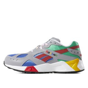 Reebok Aztrek Nintendo Grey/Cobalt-Big Green (Other Brands Reebok)