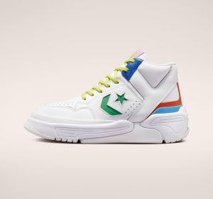Converse Weapon CX Vegas Lights Wit/game Royal/groen/oranje (A02523C)