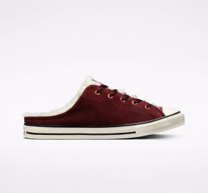 Converse Welcome to the Wild Chuck Taylor All Star Dainty Mule Deep Bordeaux/egret/zwart (572506C)