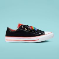 Converse Millie Bobby Brown x Chuck Taylor All Star Ox ‘Multi’ Black/Mandarin Red/Pink Lady (567300C)