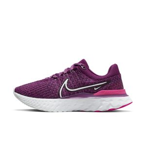 Nike React Infinity Run Flyknit 3en voor dames (straat) Paars (DD3024-500)