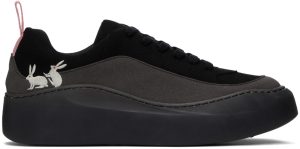 Carne Bollente Black Road Strip Sneakers (FCBLUCLSK790A8)